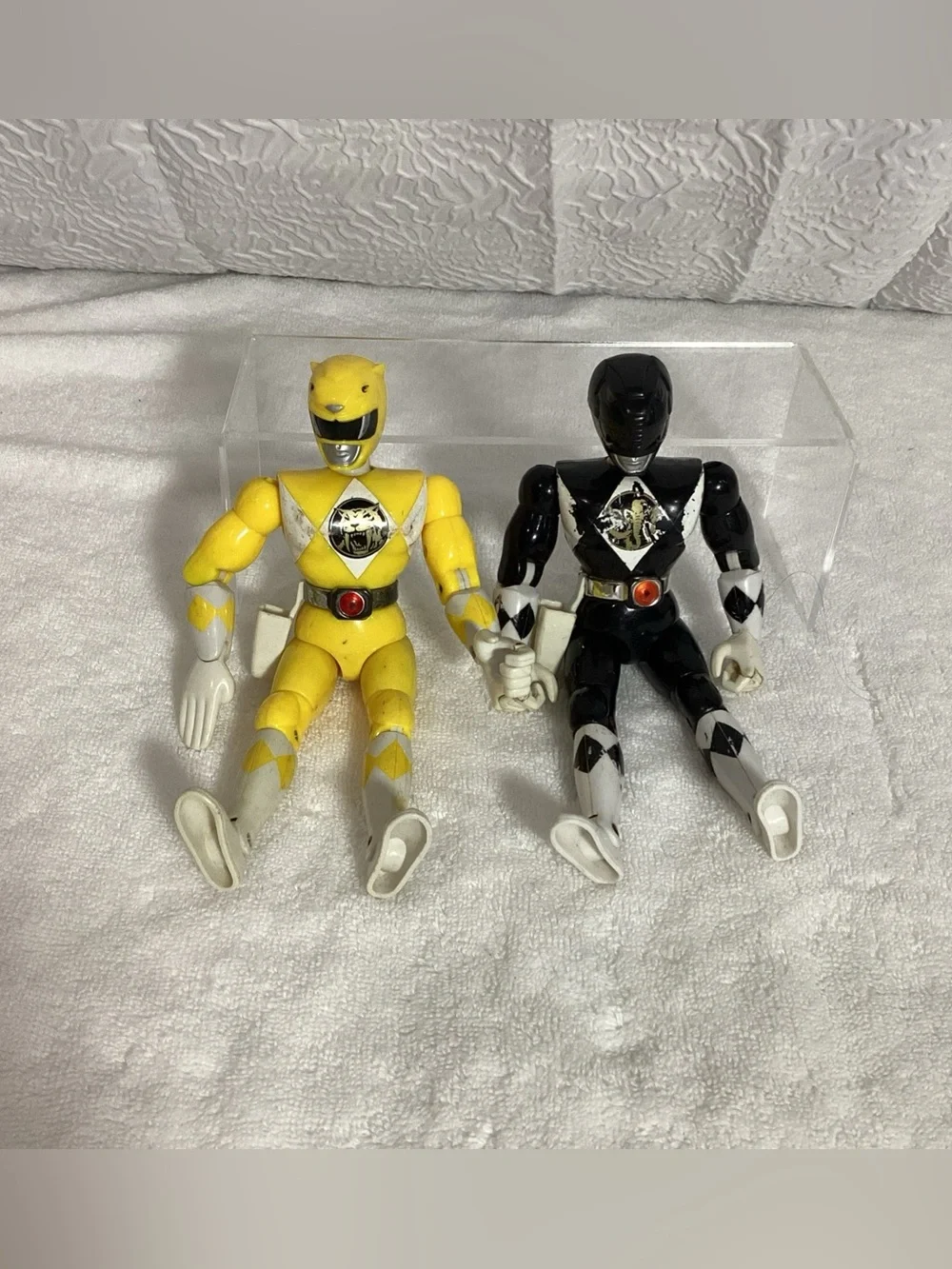 Power Rangers Lot of 2 Vintage 8” Jointed Action Figures Dated 1993 & 1994